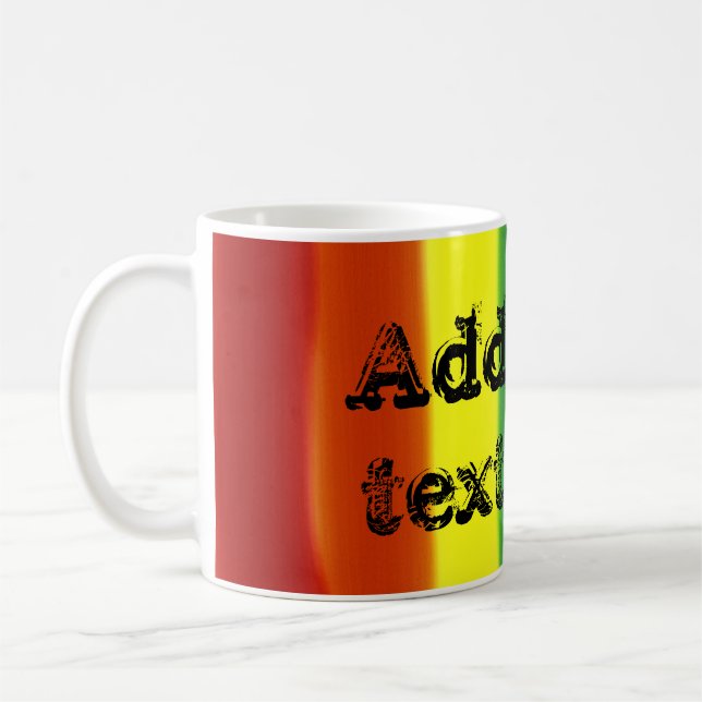 Rainbow-Tasse Tasse (Links)