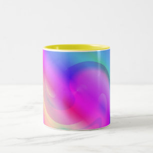 Rainbow-Tasse Zweifarbige Tasse