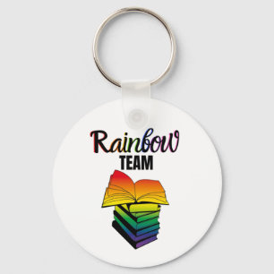 Rainbow-Team-Schlüsseltor Schlüsselanhänger