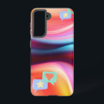 Rainbow-Telefon Samsung Galaxy Hülle<br><div class="desc">Regenbogentelefon für Mutter und Vater.</div>