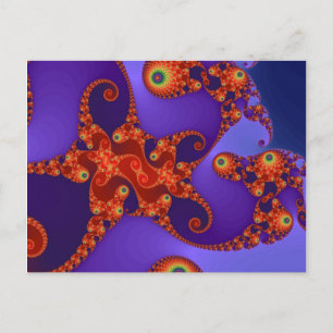 Rainbow Tentacles Postkarte