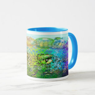 Rainbow Tentacles Tasse