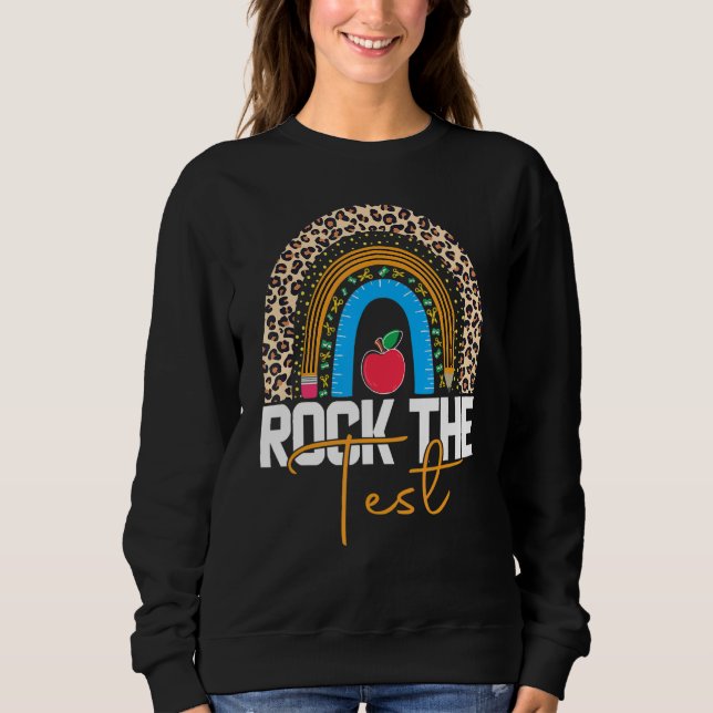 Rainbow-Testtag des Testlehrers Sweatshirt (Vorderseite)