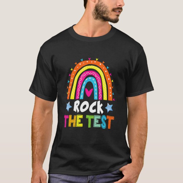 Rainbow-Testtag des Testlehrers T-Shirt (Vorderseite)