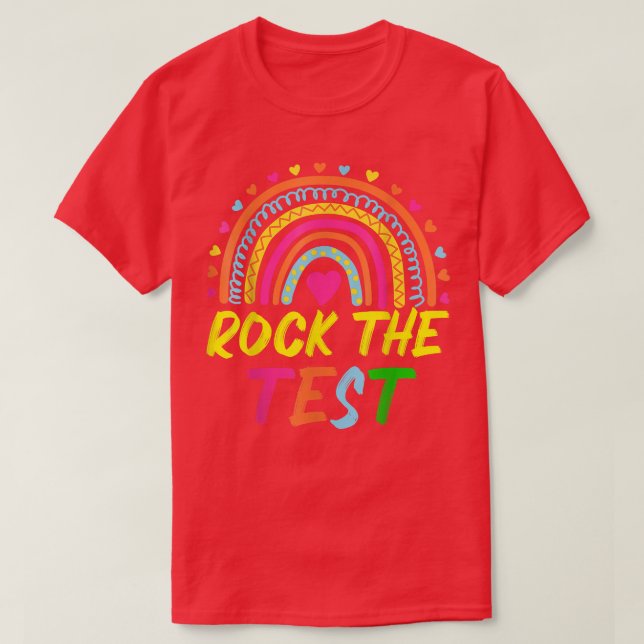 Rainbow-Testtag des Testlehrers T-Shirt (Design vorne)