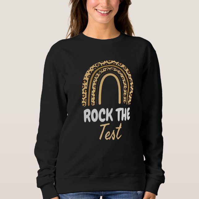 Rainbow-Testtag-Lehrer Sweatshirt (Vorderseite)