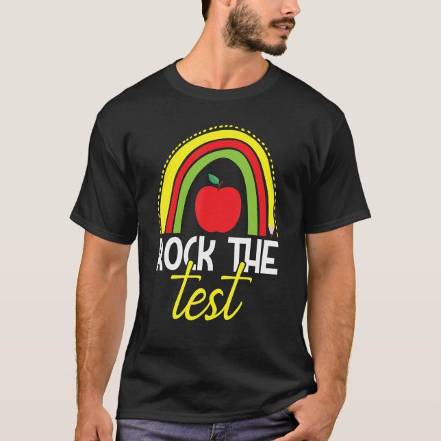 Rainbow-Testtag-Student und T-Shirt (Vorderseite)