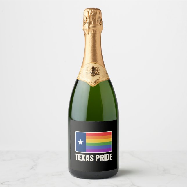 Rainbow Texas Flag Design für stolze LGBT+ Texaner (Vorderseite)
