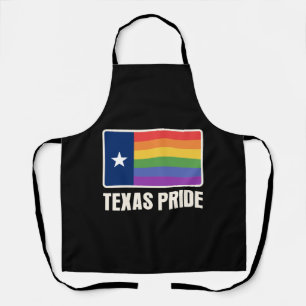 Rainbow Texas Flag Design für stolze LGBT+ Texaner Schürze