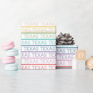 Rainbow Texas, Texas, Texas Geschenkpapier