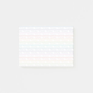 Rainbow Texas, Texas, Texas Post-it Klebezettel