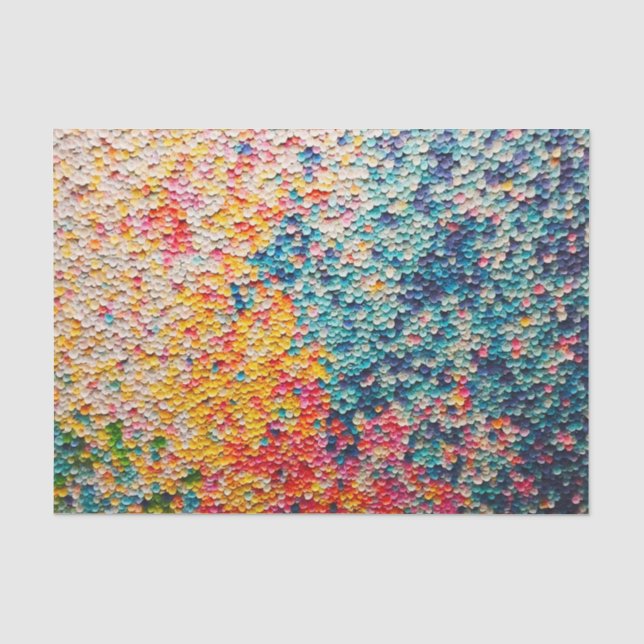 Rainbow Texture Mosaik Seidenpapier (Vorderseite)