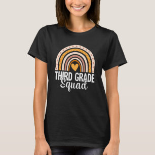 Rainbow Third Grade Zurück zur Schule Team 3. Klas T-Shirt