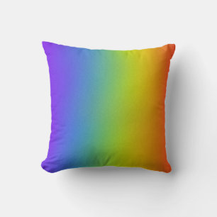 Rainbow Throw Kissen
