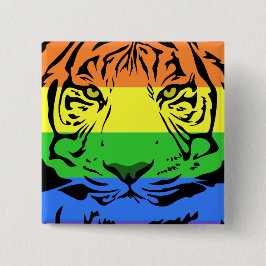 Rainbow Tiger Button