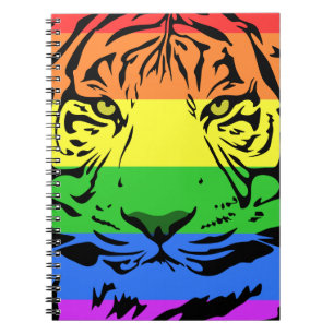 Rainbow Tiger Notizblock