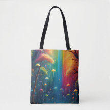 Rainbow Tote Bag Fantasy Design