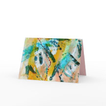 Rainbow Tracks Grußkarte von Janz