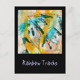 Rainbow Tracks Postcard von Janz Postkarte