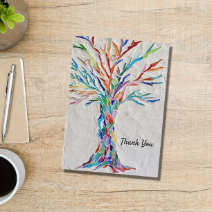 Rainbow Tree Danke-Card Dankeskarte