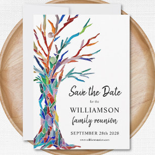 Rainbow Tree Family Wiedersehen Save The Date