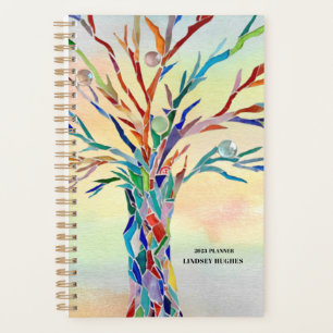 Rainbow Tree Individuelle Name 2023 Planer