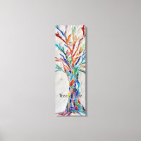 Rainbow Tree of Life Multicolored Mosaic