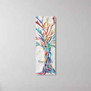Rainbow Tree of Life Multicolored Mosaic Leinwanddruck