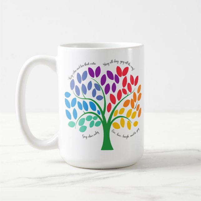 Rainbow Tree Tasse (Links)