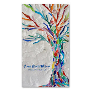 Rainbow Tree Yoga Instructor Magnet