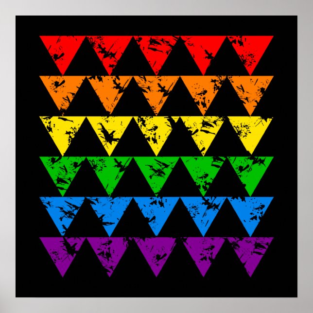 Rainbow Triangle Poster - anpassen! (Vorne)