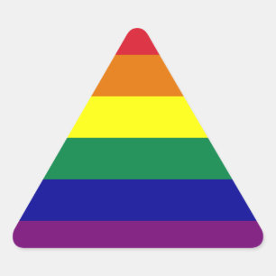Rainbow Triangle Sticker