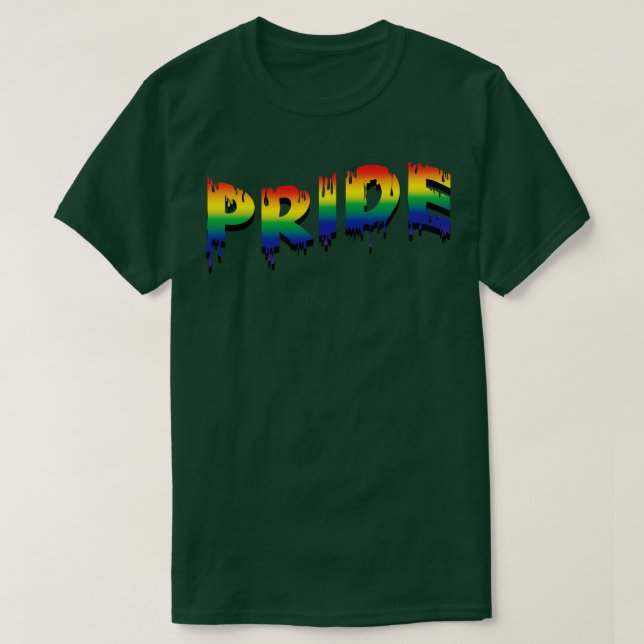 Rainbow-Tropfen-Flag T-Shirt (Design vorne)