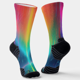 Rainbow Tropfen Trip Socken