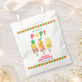 Rainbow Tropical Fruchtseis Creme Pop Babydusche Geschenktütchen