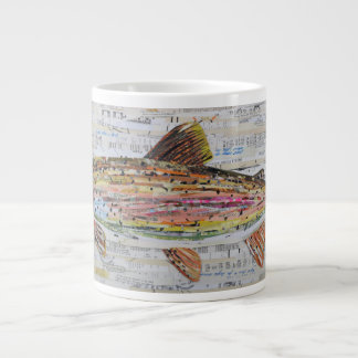 Rainbow Trout Collage Coffee Tasse von C.E.Weiß