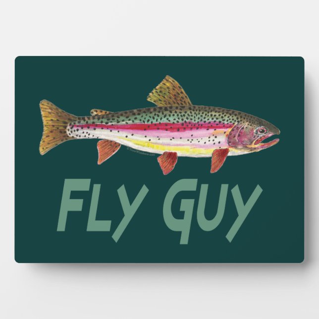Rainbow Trout Fly Fishing Fotoplatte (Vorderseite)