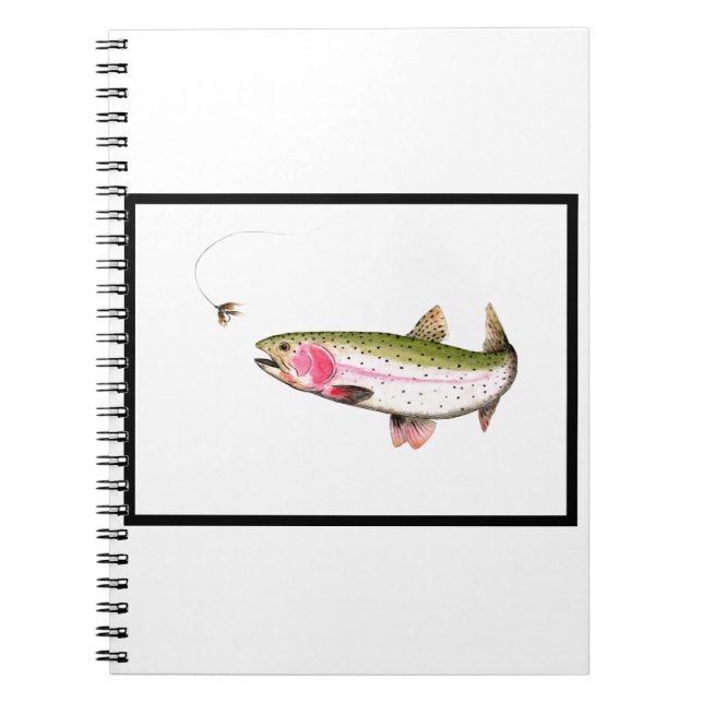 Rainbow Trout Fly Fishing Notizblock (Vorderseite)