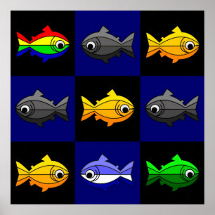 Rainbow Trouts Poster