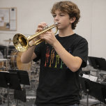 Rainbow Trumpet Lineup Colorful Brass Instrument T-Shirt<br><div class="desc">Show your love for music with this vibrant rainbow trumpet design featuring a lineup of colorful brass instruments. Perfect for trumpet players, band members, music teachers, and marching band fans who want to celebrate their passion for music. A fun and eye-catching shirt for rehearsals, concerts, band camp, or everyday wear....</div>