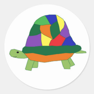 Rainbow Turtle Aufkleber