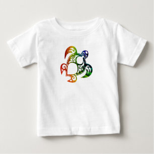Rainbow Turtle Baby T-Shirt