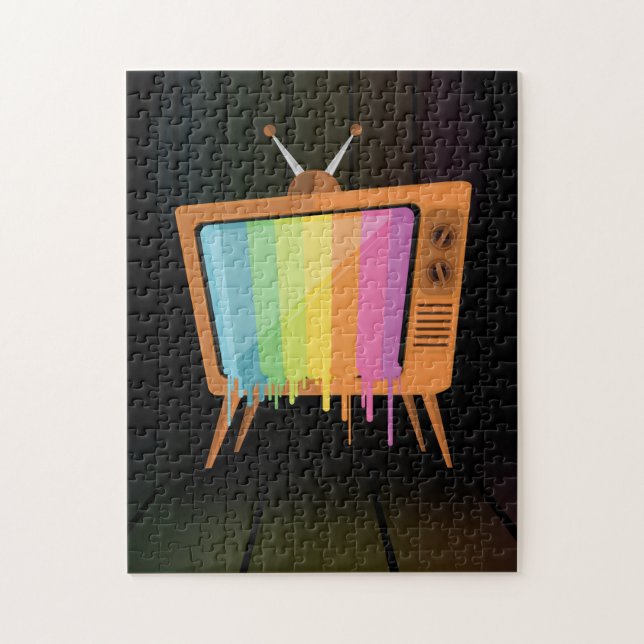 Rainbow TV Puzzle (Vertikal)