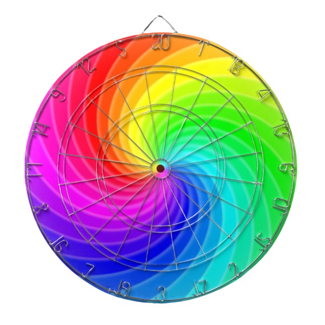 Rainbow Twirl Dartscheibe (vorne)