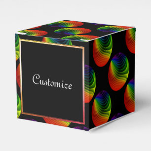 Rainbow Twist Orbs Cube Favor Box Geschenkschachtel