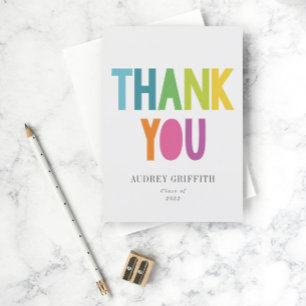 Rainbow Type Grad 2022 Postkarte