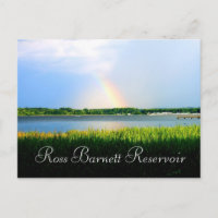Rainbow über dem Ross Barnett Reservoir