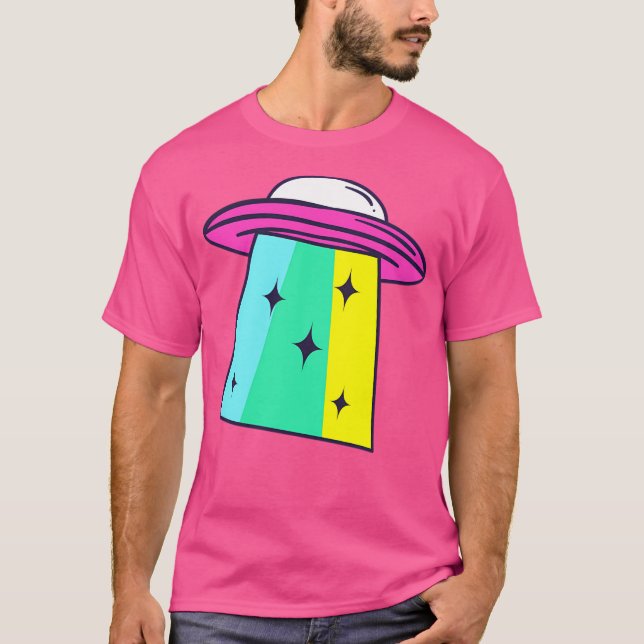 Rainbow Ufo T-Shirt (Vorderseite)