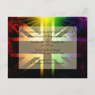 Rainbow UK Einladung
