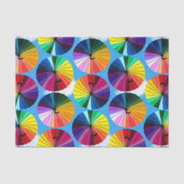 Rainbow Umbrella Sky Seidenpapier
